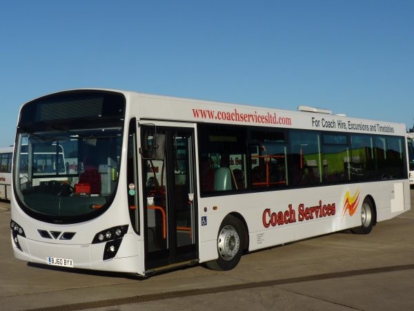 Coach Services single decker bus